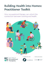 RCOT Building Health into Homes Practitioner Toolkit cover