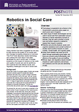Robotics in Social Care Cover