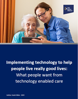 Sarah Alden's report cover implementing tech