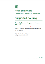 Supported housing: PAC report COVER