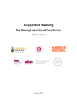 Supported Housing:The Missing Link COVER