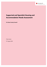 Supported and Specialist Housing Needs Essex COVER
