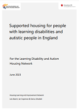 Supported housing for people with learning disabilities and autistic people in England report cover