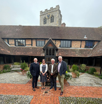 Jeremy Porteus visit to Ewelme sml
